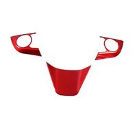 Decorativo Interior Interior del Coche para Toyota para Camry 2018-2022 ABS Botón De Volante Rojo Cubierta Decorativa Estilo De Coche Interior Automóvil(Style6)