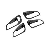 Decorativo Interior Para Ford Para Focus 3 4 2015 - 2017 LHD Interior Coche Manija La Puerta Cubierta Protección Puerta Bowl Embellecedor Accesorios Adhesivos Ribete Interior Automóvil(Fibra de carbon
