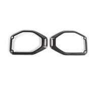 Decorativo Interior Para Jeep Para Gladiator Para Wrangler JT 2018-2022 Altavoz De Techo De Coche Decoración Cubierta Pegatinas Cinta Moun Accesorios Interiores Interior Coche(Fibra de carbon)