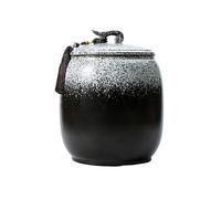 Decorativo Juegos de té de Kung Fu tarro de sellado de cerámica grande tarro de almacenamiento de pasteles de té organizador de cocina botes de té de hojas sueltas Contenedor