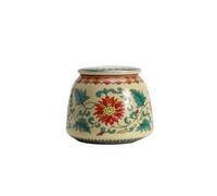 Decorativo Lata de té vintage sellada Ru Kiln, ideal for guardar café, dulces y especias. Contenedor