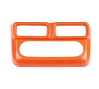 Decorativo para Panel CD Compatible Con Ford Para Maverick 2022 2023 Kit De Reacondicionamiento Interior Cubierta De Ajuste Del Panel De Control CD Naranja Cubierta Ajuste Panel CD Control Automóvil