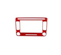 Decorativo para Panel CD Compatible Con Para Passat NMS B7 2012 2013 2014 2015 2016 2017 2018 2019 Panel De Navegación De La Consola Central Pegatinas Con Patrón De Fibra De Carbono