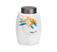 Decorativo Recipiente de cerámica for el hogar, recipiente de almacenamiento de té, recipiente vacío sellado doble, juego de té de Kung Fu Contenedor