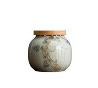 Decorativo Recipiente de cerámica sellado for té, pintado a mano, sencillo, for el hogar, 210 ml Contenedor