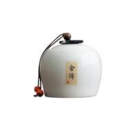 Decorativo Recipiente for té celadón con tapa, 260 ml, sencillo y decorativo, tarro sellado for guardar té. Contenedor