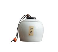 Decorativo Recipiente for té Celadón con tapa de 260 ml, juego de té sencillo, recipientes sellados for almacenar té. Contenedor