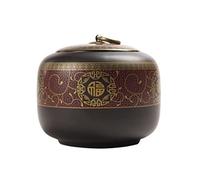 Decorativo Recipiente for té de porcelana con decoración de estilo retro chino, recipiente for té suelto de cerámica de estilo chino vintage, recipiente for dulces de azúcar, tarro de jengibre, latas