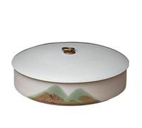 Decorativo Recipiente grande de cerámica rugosa for té con tapa, ideal for guardar café, hierbas, azúcar y especias. Contenedor(Blanco)
