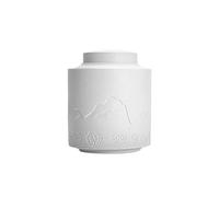 Decorativo Recipiente grande de cerámica sellado for té, con tapa, for encimera de cocina y despensa. Contenedor(Blanco)