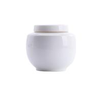Decorativo Recipientes de cerámica for té de 300 ml, de porcelana blanca sellada, for café, frutos secos, hierbas, especias y azúcar. Contenedor
