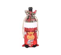 Decorativo Santa Champán Cubierta Envoltura Soluciones Decoración Fiesta y Decorativo Protector de Botellas Decorativo de Navidad Fundas para Botellas