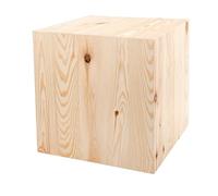 DECORATIVO Soporte para Plantas de Madera, decoración Vintage, Soporte para Flores, Taburete, Bloque y Columna DIY, Estable y Duradera, Madera Natural, 40 x 40 x 40 cm