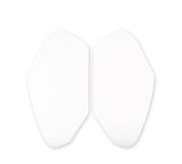 decorativo y protector Almohadilla Adhesiva Antideslizante Depósito Motocicleta Lateral Gas Protector Rodillas Piezas Para Z650 Para Ninja 650 2017-2018(Matte Clear)