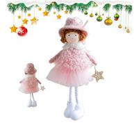 Decorativos para árbol de Navidad | Decoración de ángel de navidad,Chica de peluche lindo decoración para edades pared techo fiestas dormitorio boda
