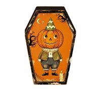 Decorazione a Bara Insegna Vintage LED Spettrale a Forma di Bara | Decor Spettrale per Cameretta, Ufficio, Libreria, Camera, Festa, Scrivania, , Ingresso, Mensola, Tavolo