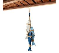 Decorazione Murale a Forma di Pesce Legno Decorazioni per Camera in