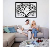 Decorazione murale con Ramo di Albero Nero in Metallo, decorazione murale estetica per Camera da letto con Albero Della Vita in Metallo, decorazione Moderna con Ramo artistico per soggiorn