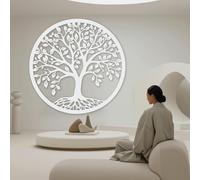 Decorazione murale in Metallo Argento con Albero Della Vita, decorazione murale in Metallo Oro con Albero genealogico per interni ed esterni, decorazione artistica con simbolo Della Vita,