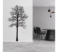 Decorazione murale in Metallo Nero con Albero Della Vita, decorazione murale in Metallo Extra Large con Motivo Foresta e Natura, scultura Moderna con Albero Della Vita per soggiorno, Came