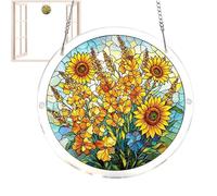 Decorazione per Finestra Suncatcher per La CASA - Puzzle Da Parete Con Pendente Colorato in Acrilico 2D Suncatcher | Ornamento Di | Interni Esterni Davanzali Alberi Festeggiamenti Camera Da