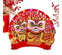 Decorazione Per Scrivania Della | Ornamento Vietnamita Della Che Annuisce | Centrotavola In Feltro Con Luce - Per Celebrazione Del Capodanno En Casa Scrivania Camera Da Soggiorno