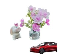 Decorazioni Cruscotto Animali - 3 cm Auto Piccoli Coniglietto, Ornamenti Automobilistici Portatili Interni | Adesivi Volante Viaggi Regalo Donna Bambina Personalizzazione