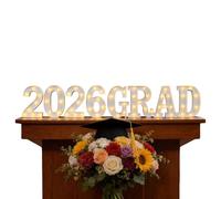 Decorazioni Festa Di Laurea |Celebrazione Centrotavola Con Lettere Funzionale E Festivo 2026,Decorazioni Laurea LED Da Interno | Per Asilo Scuole Superiori Università Interni Esterni