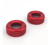 decorazioni interne Compatible Con Kia Para Niro Para SG2 2021 2022 2023 2pcs Aleación De Aluminio Perilla Ajuste Aire Acondicionado Cubierta Embellecedor(Red)