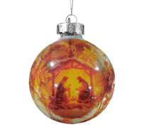 Decorazioni Natalizie - Fiori Secchi Ornamentali, Gesù Per Albero Di Natale - Globo 3d Decorazioni Religiose Per Feste,addobbi Gesù Natale - Per Compleanno Halloween Ringraziamento Vacanze Capodanno M