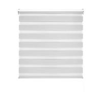 Decorblind | Estor Enrollable Doble Capa Noche y Día - Instalación Pared o Techo, Medida 130x180 (Ancho x Largo), Tela 127x175 - Color Gris, para Ventana