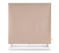 Decorblind | Estor Enrollable Opaco Térmico, Medida Estor: 160x175 Ancho x Largo/Medida Tela Estor: 157x170 - Estor Opaco Liso Color Marfil fácil instalación a Pared o Techo