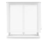 Decorblind | Estor Enrollable Tejido Screen Tamaño: 160x180 - Reducción de Destellos sin Renunciar a la Luz - Estor fácil instalación Pared o Techo - Estor Ventana Color: Blanco