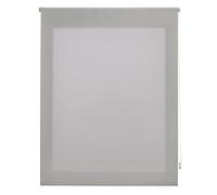 DECORBLIND | Estor Enrollable translúcido Liso, Medida Estor: 160x250 Ancho x Largo/Medida Tela Estor Liso: 157x245 - Estor translucido Color Plata fácil instalación a Pared o Techo
