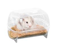 Decorhome Baño de para hámsters - Ducha Transparente para cavar hámsters | Contenedor de para Tumba, Caja de para Ratones, Lemmings, jerbos, Accesorios de Jaula, baño de hámster |