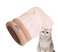 Decorhome Cama para gatos - Saco de dormir para gatos | Cama de dormir semicerrada de 360° para gatos | Cómodo saco de dormir de invierno para gatos de interior, perros pequeños, cama para mascotas