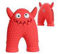 Decorhome Juguetes masticables agresivos para perros, juguetes masticables duros en forma de animal para perros, juguetes interactivos para perros, juguete de dentición de silicona para dientes sanos