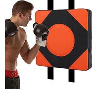 Decorhome Saco de boxeo de pared de piel sintética con enfoque en la pared, almohadilla de combate de pared, almohadilla de entrenamiento de altura ajustable, para boxeo, taekwondo
