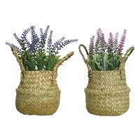 Decoris Everlands - Lavanda de Polietileno, 16 cm de diámetro, 27 cm de Altura, Talla única