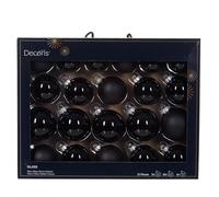 Decoris Kerstbal - Vaso de cristal (7 cm, 21 unidades)