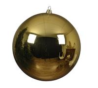 Decorist Bola XXL Dorada irrompible - Bola de Navidad XXL - 140 mm