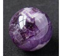 DECORN Bola de Cristal Natural 7 Esferas 20mm/0.8", Ideal para Reiki, Chakra, Feng Shui, meditación y curación, decoración del hogar y colección de Piedras Preciosas,Dreamy Amethyst
