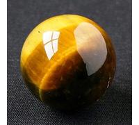DECORN Bola de Cristal Natural 7 Esferas 20mm/0.8", Ideal para Reiki, Chakra, Feng Shui, meditación y curación, decoración del hogar y colección de Piedras Preciosas,Tiger's Eye