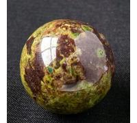 DECORN Bola de Cristal Natural 7 Esferas 20mm/0.8", Ideal para Reiki, Chakra, Feng Shui, meditación y curación, decoración del hogar y colección de Piedras Preciosas,Dragon Bloodstone