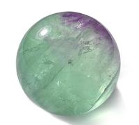 DECORN Esfera de Cristal de fluorita Verde - Bolas Decorativas Pulidas Reiki, Chakras, meditación, curación, Suministros de brujería, colección de Piedras Preciosas.,Dia.40mm