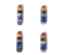 DECORN Juego de 10 Piedras de Cristales curativos, varitas a Granel Piedras Preciosas Naturales Puntiagudas. Pulido Reiki Energía Meditación Chakra Hogar Decorativo