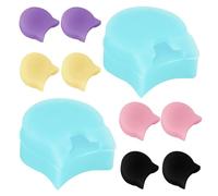 DECORNIJIA 10 Almohadillas de Silicona para Apoyo del Pulgar de Clarinete y Flauta Dulce Colores Surtidos Cojines Suaves para Dedos Accesorios para Instrumentos de Viento Madera Adecuado