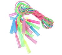 DECORNIJIA 10 piezas Cuerdas para Saltar con Mango Plástico Ajustable Cuerda de Salto para Equipo Fitness Divertido y Saludable para Entrenamiento Cardiovascular y Desarrollo Color Aleatorio