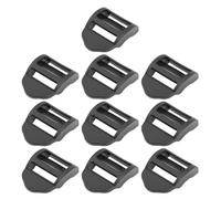 DECORNIJIA 10 piezas Hebillas de Plástico Ajustables con Bloqueo para Mochilas y Equipaje Deslizadores de Cinturón de Reemplazo y Ajuste Resistente para Correas