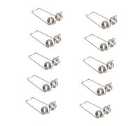 DECORNIJIA 10 Piezas Juego de Resortes para Llave Watergate, Accesorios de Drenaje Resistentes, Tamaño Exacto, Fácil Almacenamiento para Músicos Profesionales en Mantenimiento de Instrumentos